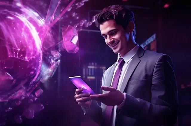 Antarmuka permainan kartu di aplikasi mobile simpatigame dengan tampilan kartu dan meja bermain